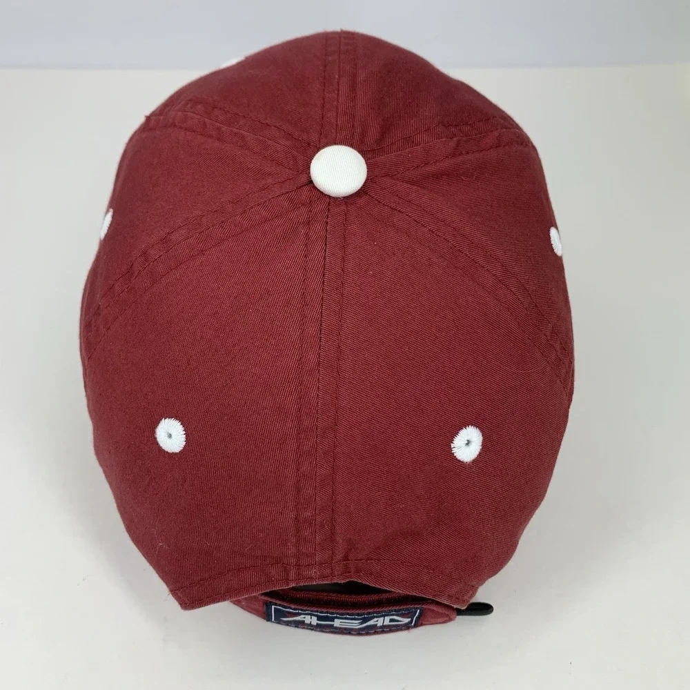Rochelle Ranch Golf Course Hat Rawlins Wyoming Red Adjustable AHead Baseball Cap
